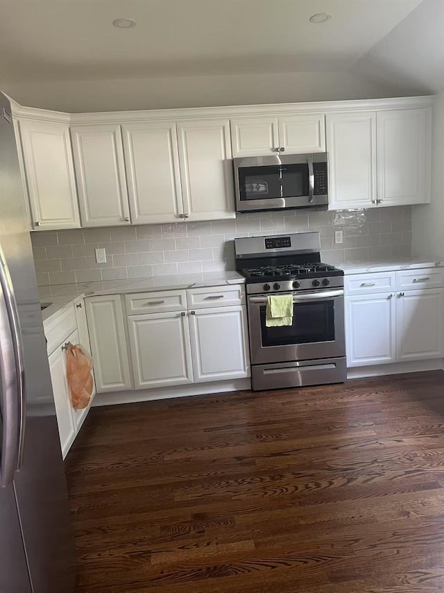 47 Ontario St, Port Jefferson Station, NY 11776 - kitchen with light countertops, white cabinets, and stainless steel appliances