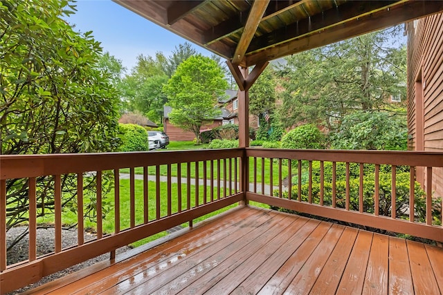 405 Driftway Ln, Brewster, NY 10509 - deck with a yard