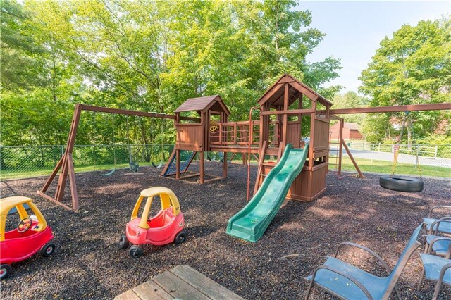 405 Driftway Ln, Brewster, NY 10509 - view of playground featuring fence