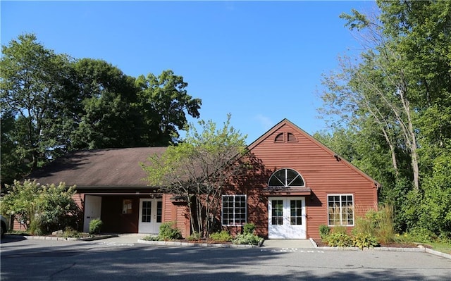 405 Driftway Ln, Brewster, NY 10509 - view of front facade with french doors
