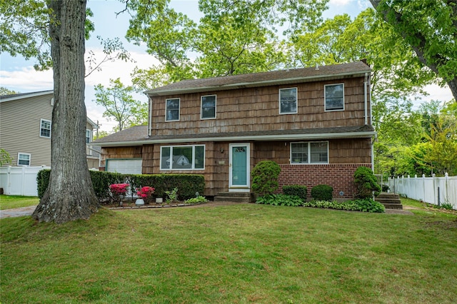 48 Crocus Ln, Commack, NY 11725 - colonial-style house featuring entry steps and a shingled roof