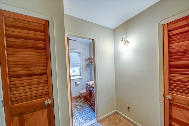 48 Crocus Ln, Commack, NY 11725 - hall with baseboards