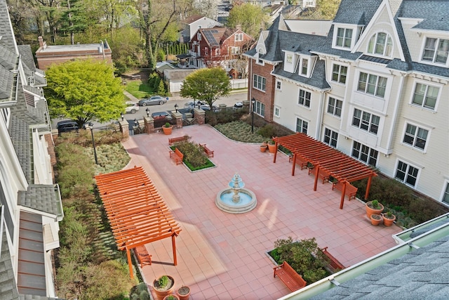 view of home's community featuring a patio area