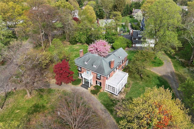 drone / aerial view