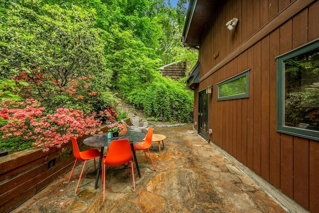 38A Claremont Rd, Scarsdale, NY 10583 - view of patio featuring outdoor dining space