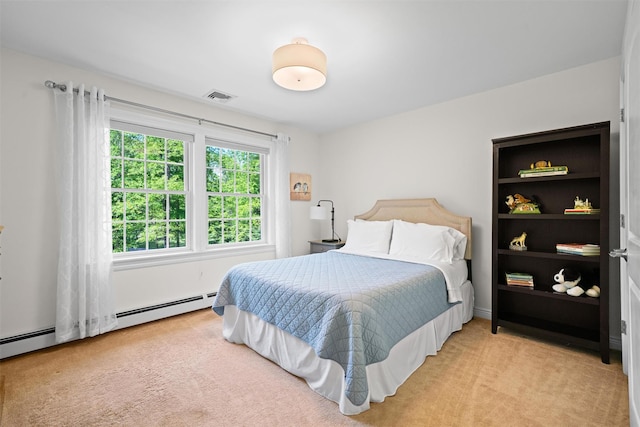 30 Warwick Lake Pkwy, Warwick, NY 10990 - bedroom featuring light colored carpet and baseboard heating