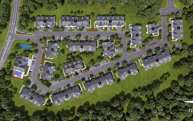 1239 Old Nichols Rd Unit 46, Islandia, NY 11749 - bird's eye view