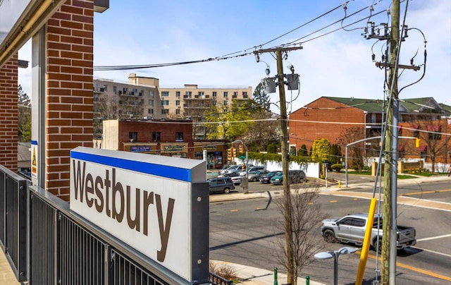 135 Post Ave Unit 5N, Westbury, NY 11590 - exterior space featuring street lights, sidewalks, and curbs