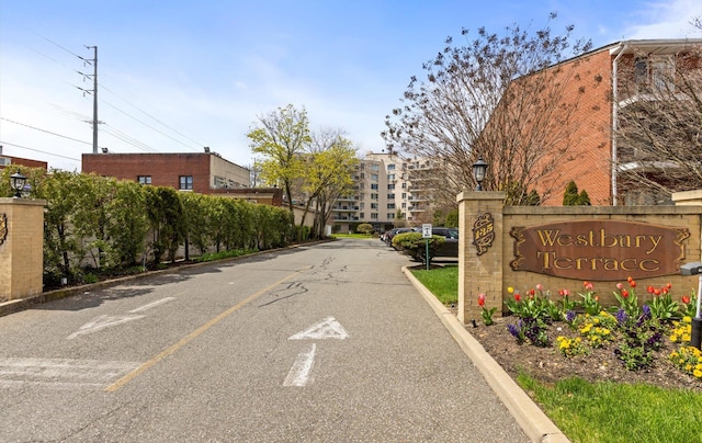 135 Post Ave Unit 5N, Westbury, NY 11590 - view of road with street lighting and curbs