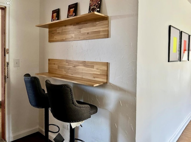 67-14 108th St Unit 6C, Forest Hills, NY 11375 - interior space with baseboards and wood finished floors