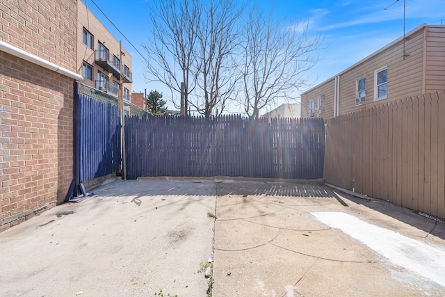 view of patio / terrace with fence