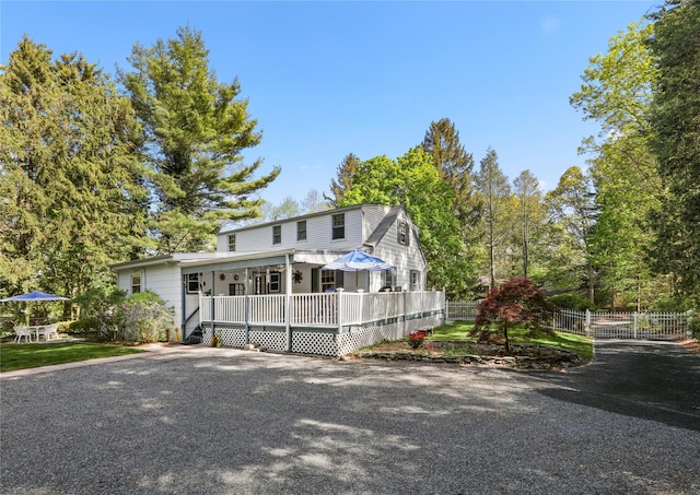 8 Rose Ct, Northport, NY 11768 - view of front of house featuring fence