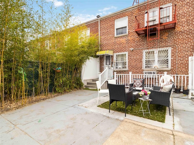 81-56 102nd Rd, Ozone Park, NY 11416 - rear view of house with brick siding