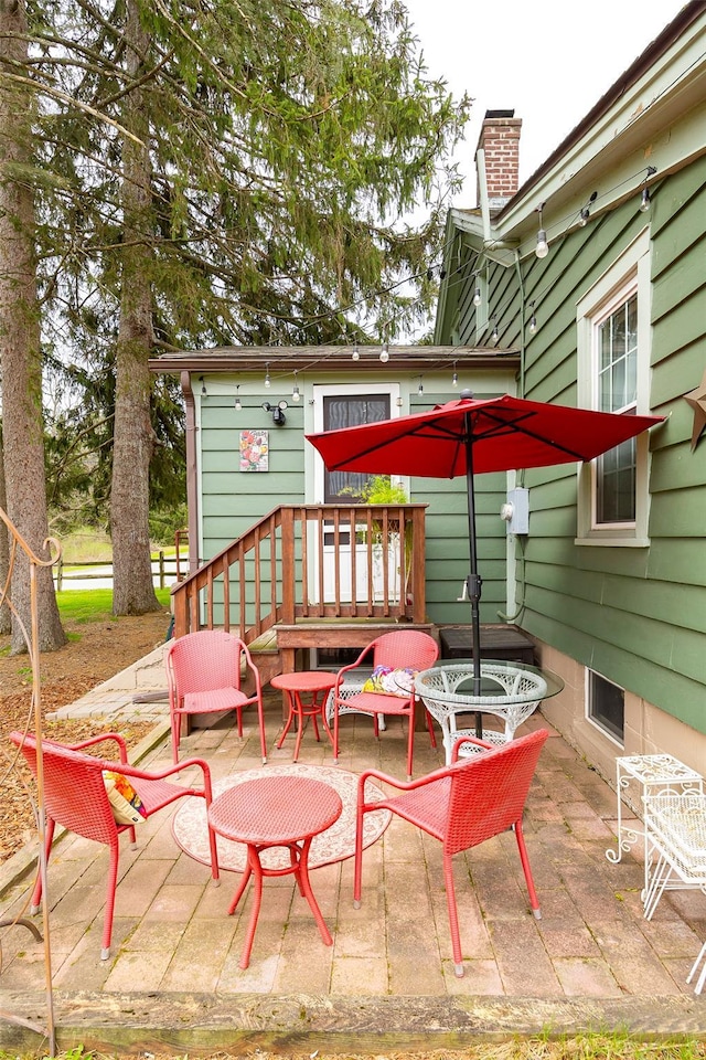 view of patio