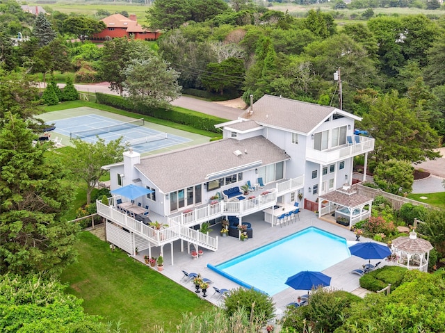 aerial view