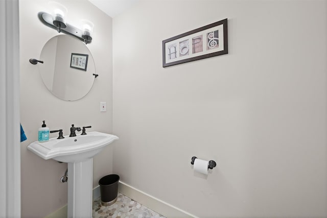 535 County Route 22, Middletown, NY 10940 - bathroom with baseboards and a sink