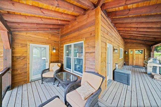 535 County Route 22, Middletown, NY 10940 - wooden terrace featuring a grill