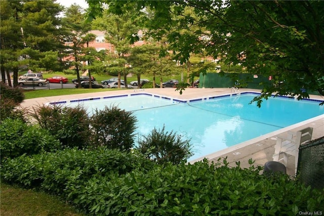 view of pool