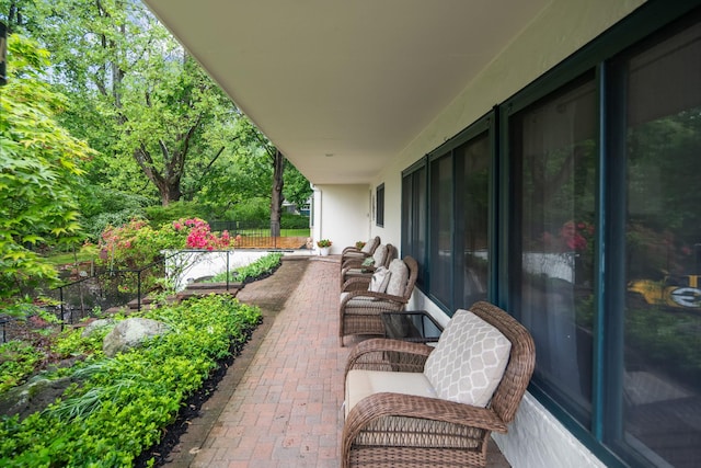 15 Riverview Farm Rd, Ossining, NY 10562 - view of patio / terrace featuring fence