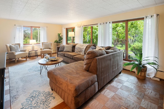 15 Riverview Farm Rd, Ossining, NY 10562 - living room featuring a baseboard radiator