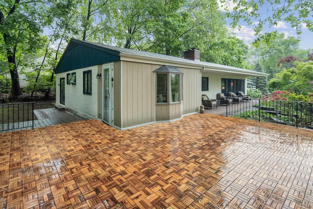 15 Riverview Farm Rd, Ossining, NY 10562 - wooden terrace with a patio and fence