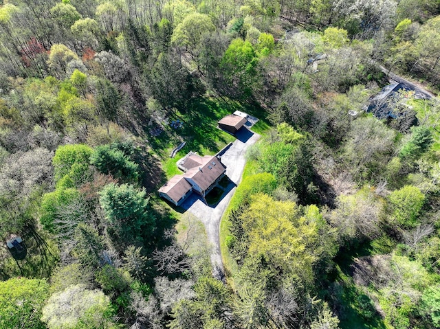 163 Smith Rd, Poughkeepsie, NY 12603 - aerial view featuring a forest view