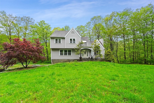 98 Smith Ridge Rd, South Salem, NY 10590 - view of front of house with a chimney