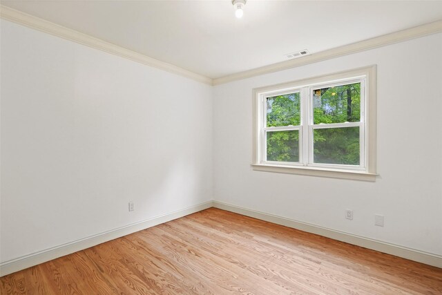 98 Smith Ridge Rd, South Salem, NY 10590 - unfurnished room with light wood finished floors, ornamental molding, and baseboards