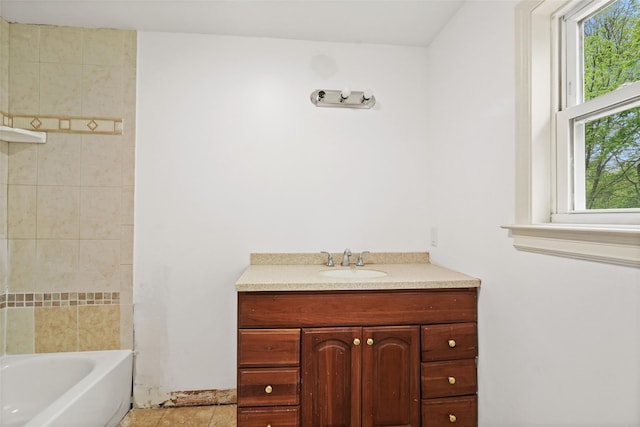 98 Smith Ridge Rd, South Salem, NY 10590 - full bathroom featuring healthy amount of natural light, vanity, and tile patterned flooring