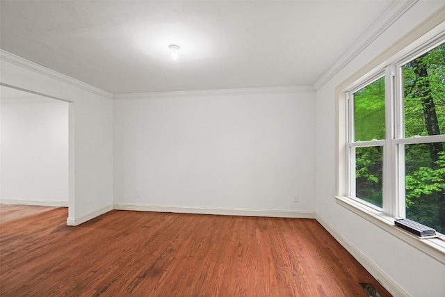 98 Smith Ridge Rd, South Salem, NY 10590 - unfurnished room featuring wood finished floors, baseboards, and crown molding