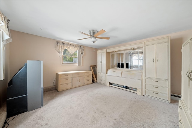 96 Pardee Ave, Islip, NY 11751 - bedroom featuring multiple windows, light carpet, and ceiling fan