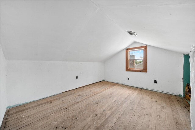 96 Pardee Ave, Islip, NY 11751 - bonus room with hardwood / wood-style flooring and vaulted ceiling