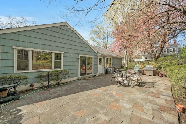 572 Scarsdale Rd, Tuckahoe, NY 10707 - view of patio with outdoor dining area and grilling area