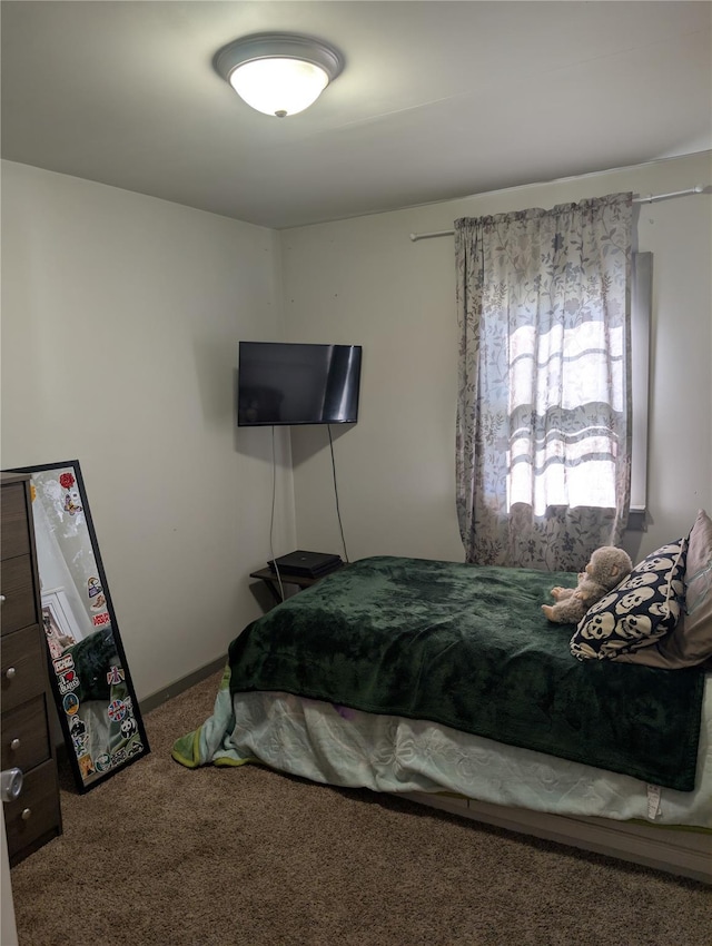 bedroom featuring carpet floors