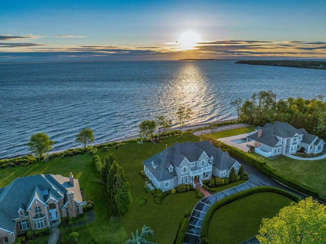 1640 Grandview Dr, Orient, NY 11957 - aerial view at dusk of a water view