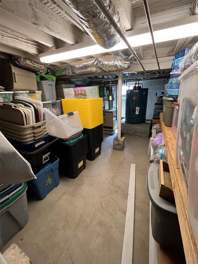 storage with electric water heater
