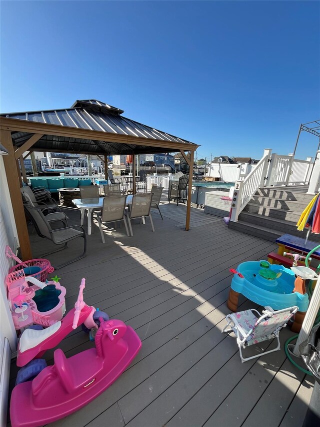 view of deck