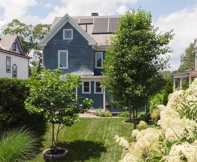 80 Clifton Ave, Kingston, NY 12401 - rear view of property with a lawn