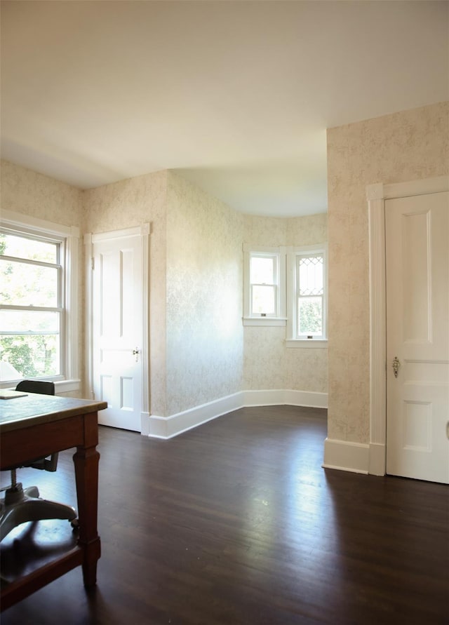 80 Clifton Ave, Kingston, NY 12401 - unfurnished office featuring dark wood-type flooring