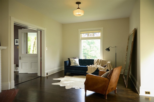 80 Clifton Ave, Kingston, NY 12401 - sitting room featuring wood finished floors and baseboards