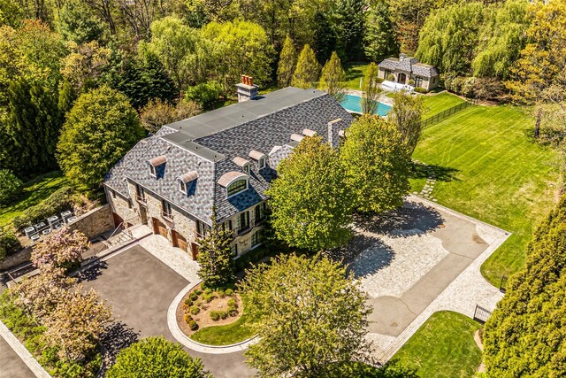167 Brookville Rd, Brookville, NY 11545 - view from above of property featuring a forest
