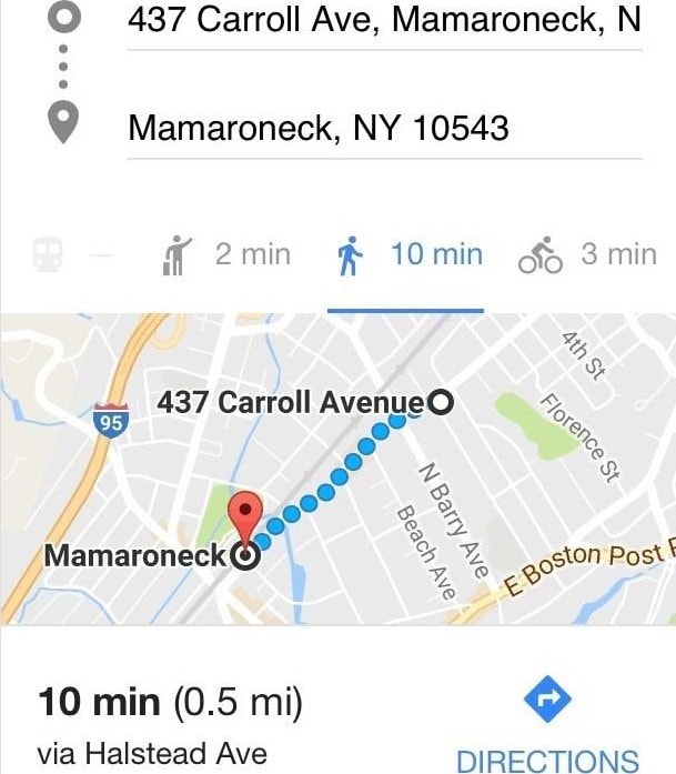 437 Carroll Ave, Mamaroneck, NY 10543 - map / location
