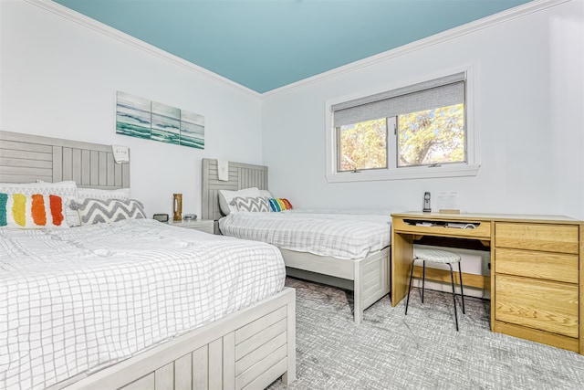 104 W Maple Ave, Monsey, NY 10952 - bedroom with carpet floors and ornamental molding