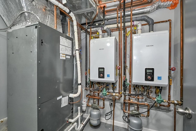 955 Crescent St, Brooklyn, NY 11208 - utilities with tankless water heater and heating unit