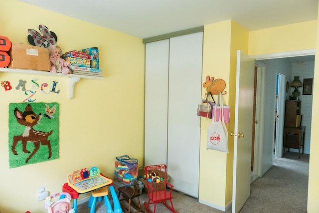 3 Cloister Ln, Middle Island, NY 11953 - rec room featuring carpet flooring