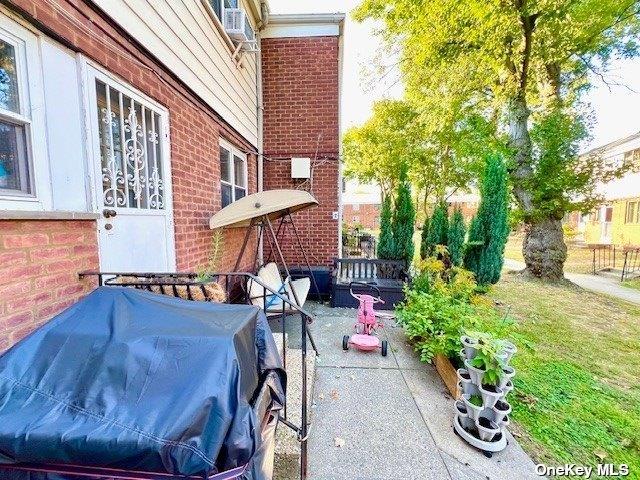 view of patio with grilling area