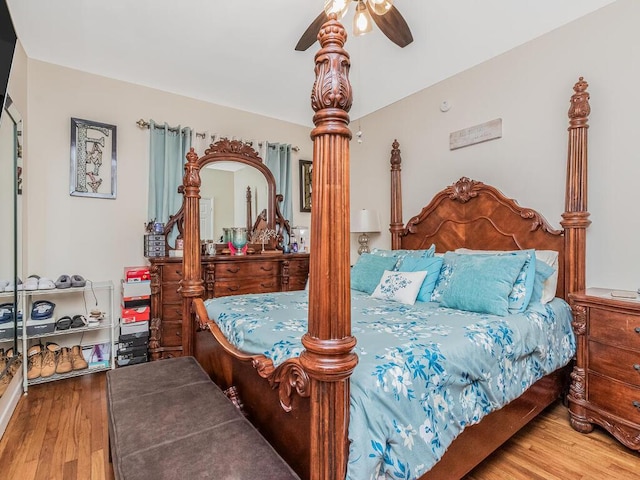 314 Mclean Ave, Yonkers, NY 10705 - bedroom featuring ceiling fan and wood finished floors