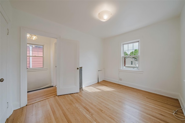 4220 Wickham Ave, Bronx, NY 10466 - unfurnished room featuring light wood-type flooring and baseboards