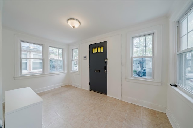 4220 Wickham Ave, Bronx, NY 10466 - entrance foyer featuring baseboards and light tile patterned flooring