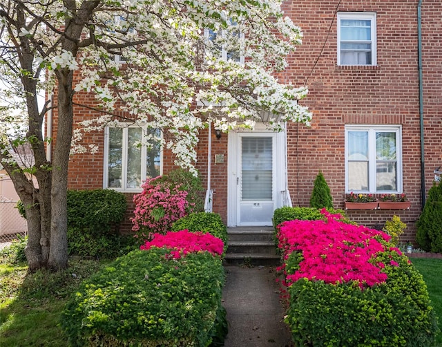 24-10 154th St, Whitestone, NY 11357 - entrance to property with brick siding